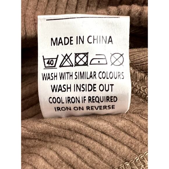 NWT Area Stars Brown Stretchy Soft Textured Bell Bottoms Leggings Pants Size XS - Picture 7 of 9